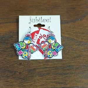 Colorful Angel Earrings